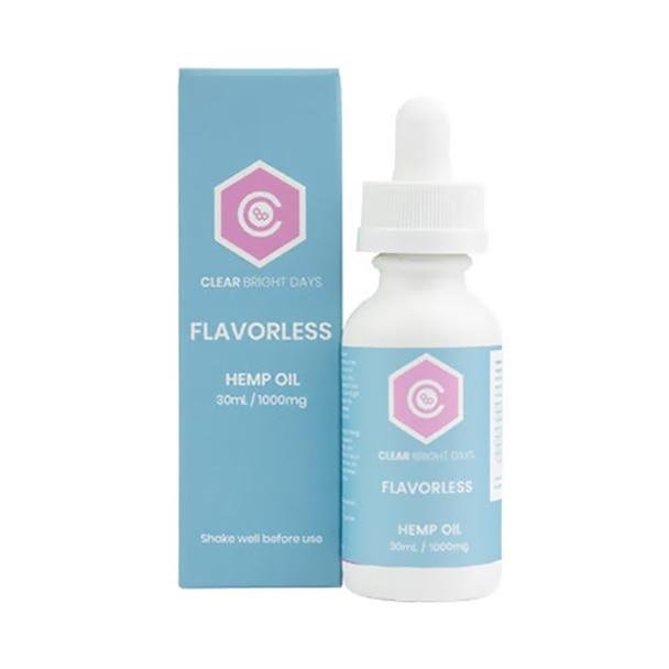 01__63393__92248.1562259095.jpg Clear Bright Days - CBD Tincture - Flavorless - 1000mg - Image 1