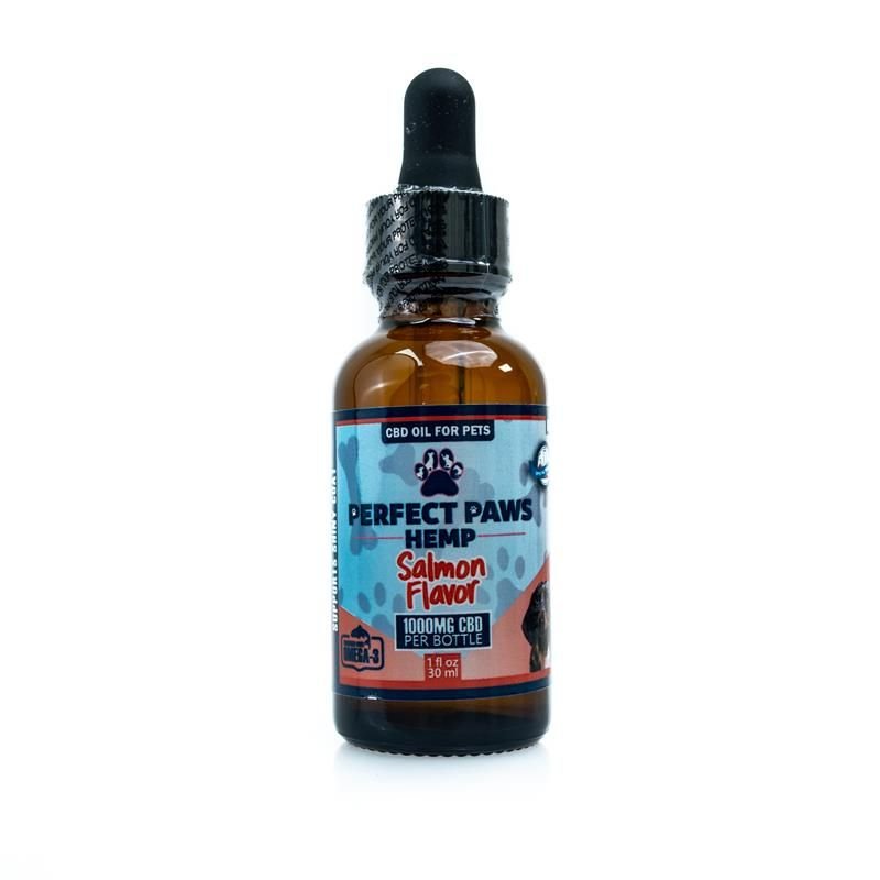 1000mgSalmonCBDOilforPets_SkinandCoatBlend.jpg 1000mg Salmon CBD Oil for Pets – Skin and Coat Blend - Image 1