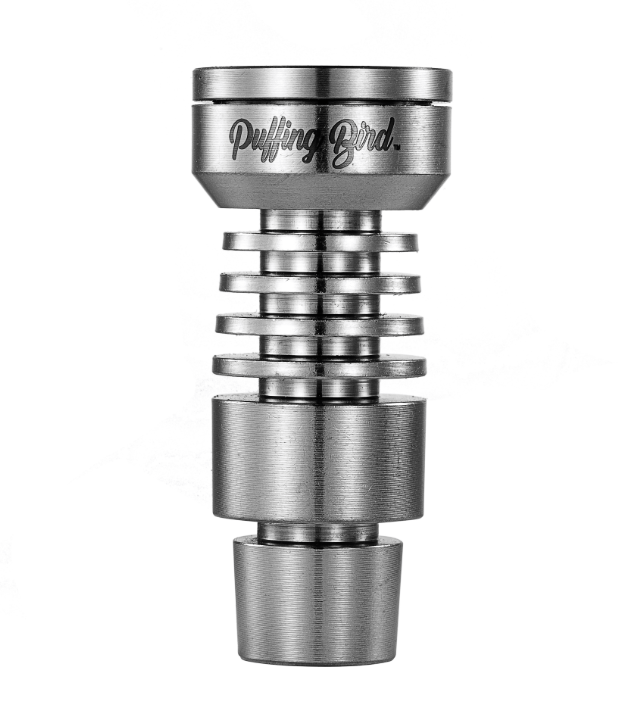 14mm18mm-male-grade-2-titanium-domeless-nail-w-dab-plate-by-puffing-bird_927_1024x1024_2d45eb72-5a67-4a3e-ae93-bb6507e12ee1.png 14mm/18mm Male GR2 Titanium Domeless Nail w Dab Plate - Image 1