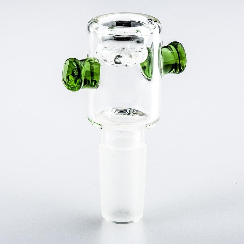 14mmMaleBongBowlWithGreenHandles_4_1024x1024_3cc55106-b7c0-4602-b4cc-0e307995e5c6.jpg 14mm Male Bong Bowl With Green Handles - Image 1