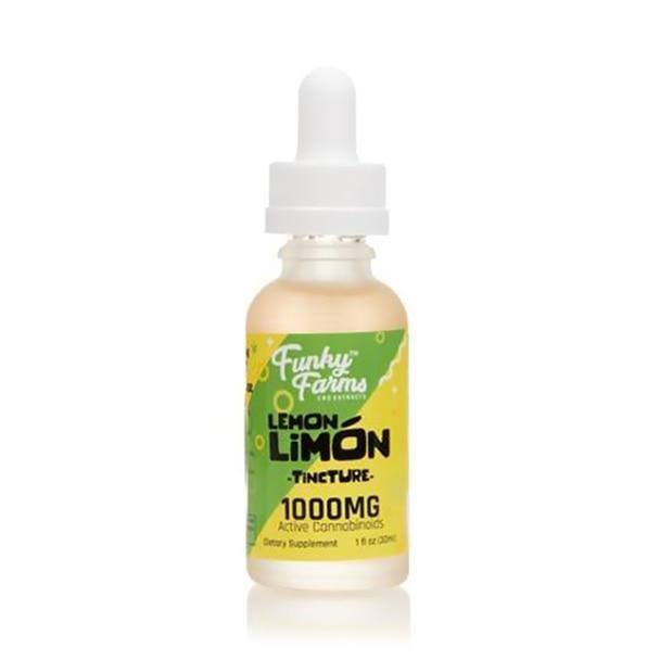 1__06435__85432.1562259123.jpg Funky Farms - CBD Tincture - Lemon Limon - 250mg-2000mg - Image 1