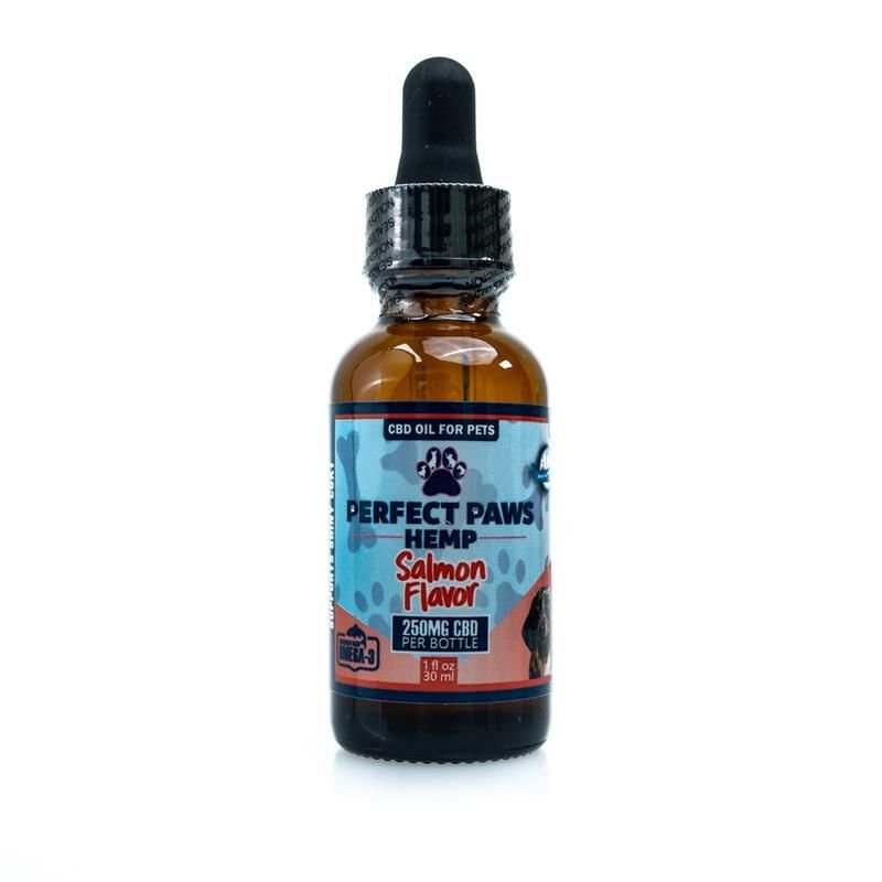250mgSalmonCBDOilforPets_SkinandCoatBlend.jpg 250mg Salmon CBD Oil for Pets – Skin and Coat Blend - Image 1