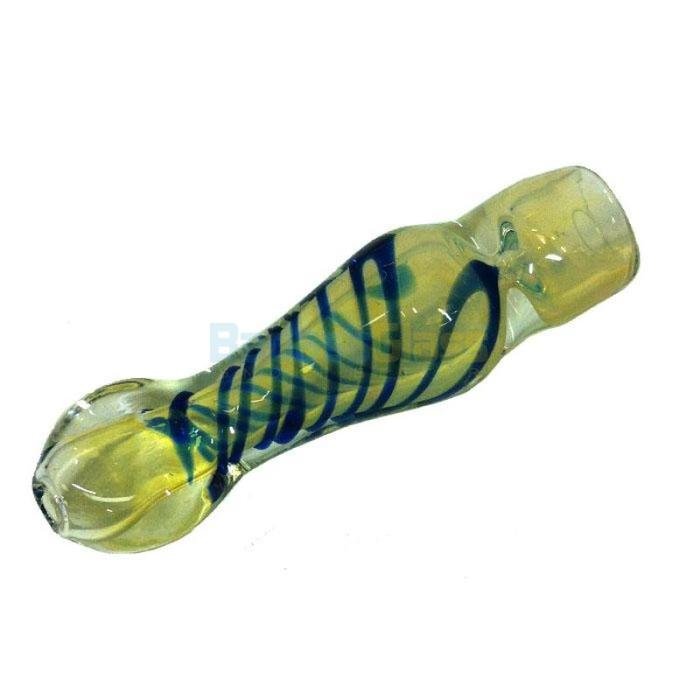 3-chillum-with-swirl-design-badass-glass_688_700x700_486cd22d-070e-4f48-b8f3-ae13112b60fa.jpg 4” Chillum with Swirl Design - Image 1