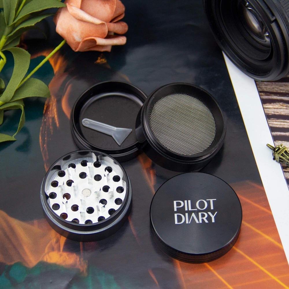 4_piece_grinder_4480x_6c6d3293-5ca8-4d77-8db4-61aa4321b5cb.jpg 4 Piece Grinder with Pollen Catcher - Image 1
