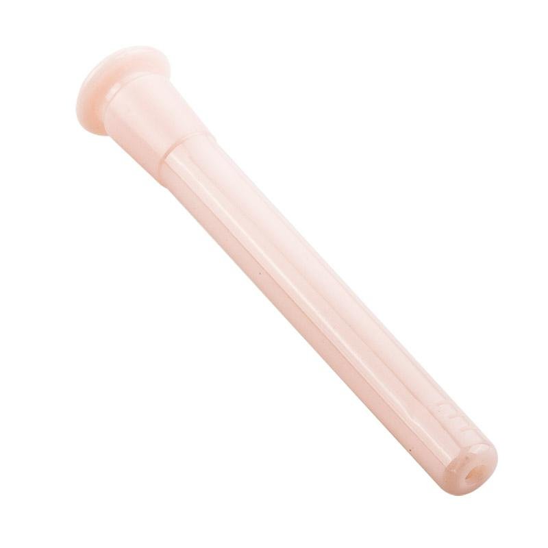 5.518mmTo14mmSlittedDiffuserDownstem_Pink_3_1024x1024_b90e40b2-a09d-46e8-8ab0-503fd7a69cc4.jpg 5.5" 18mm To 14mm Slitted Diffuser Downstem (Pink) - Image 1