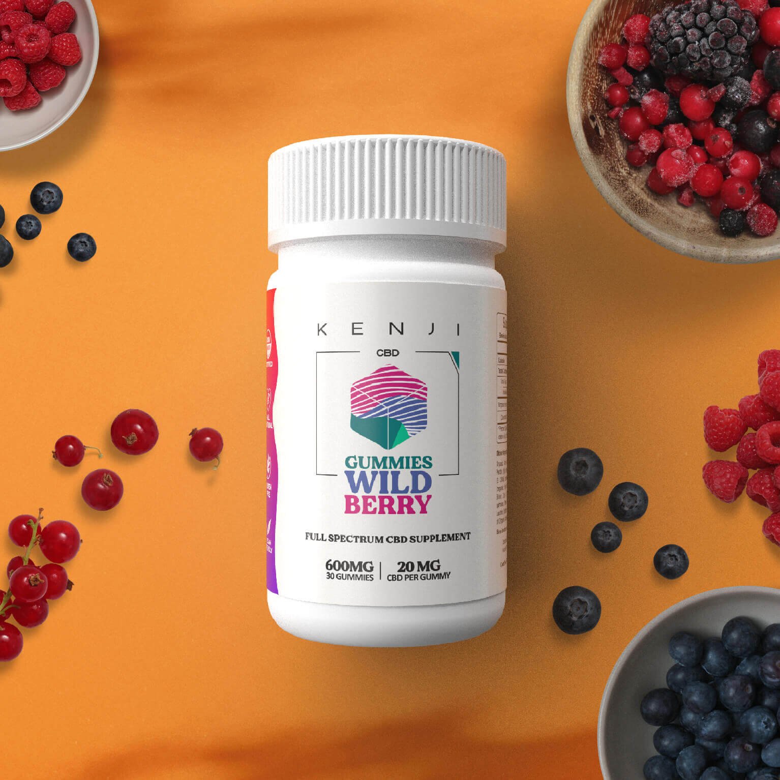 5.MoodShot_Gummies.jpg Organic Full Spectrum CBD Gummies 600mg - Wild Berry | KENJI - Image 1
