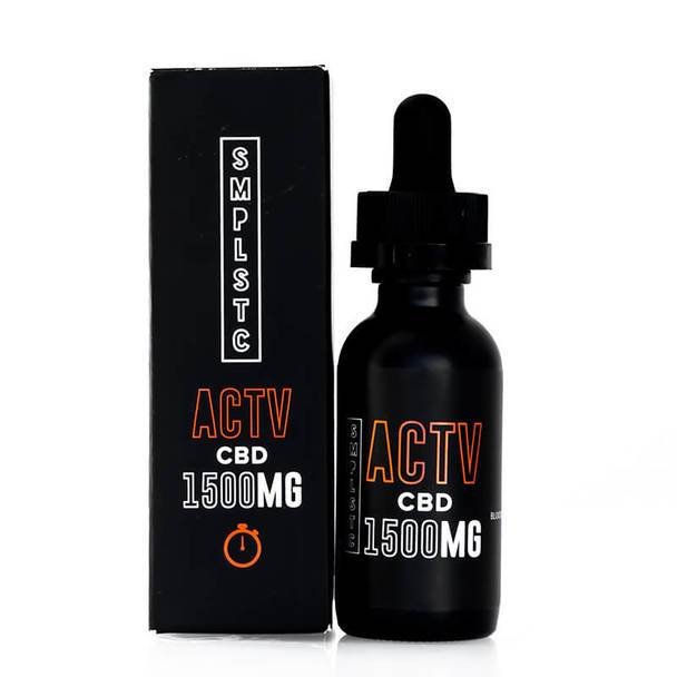 ACTV_CBD__17635.1563894709.jpg SMPLSTC CBD - CBD Tincture - ACTV - 1500mg - Image 1