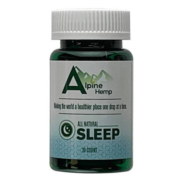 AlpineHemp_-_Cape_Sleep_30_Count__29734.1568153978.jpg Alpine Hemp - CBD Capsule - Sleep - 20mg - Image 1
