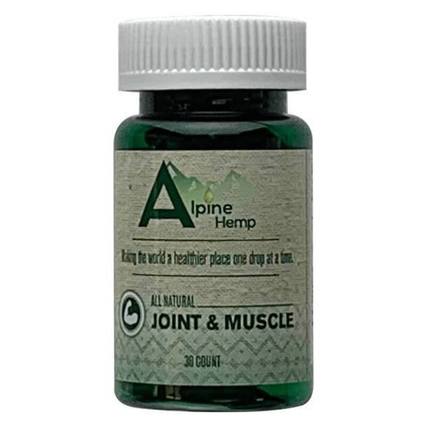 AlpineHemp_-_Caps_Joint_Muscle_30_Coumt__41440.1568153864.jpg Alpine Hemp - CBD Capsule - Joint and Muscle - 20mg - Image 1