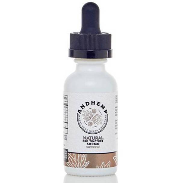 Andhemp_-_TINCTURE_Natural_1__07078.1565044600.jpg AndHemp - CBD Tincture - Natural - 500mg-1000mg - Image 1