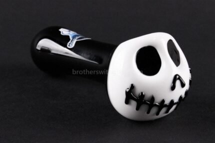 Chameleon Glass Jack Skellington Hand Pipe