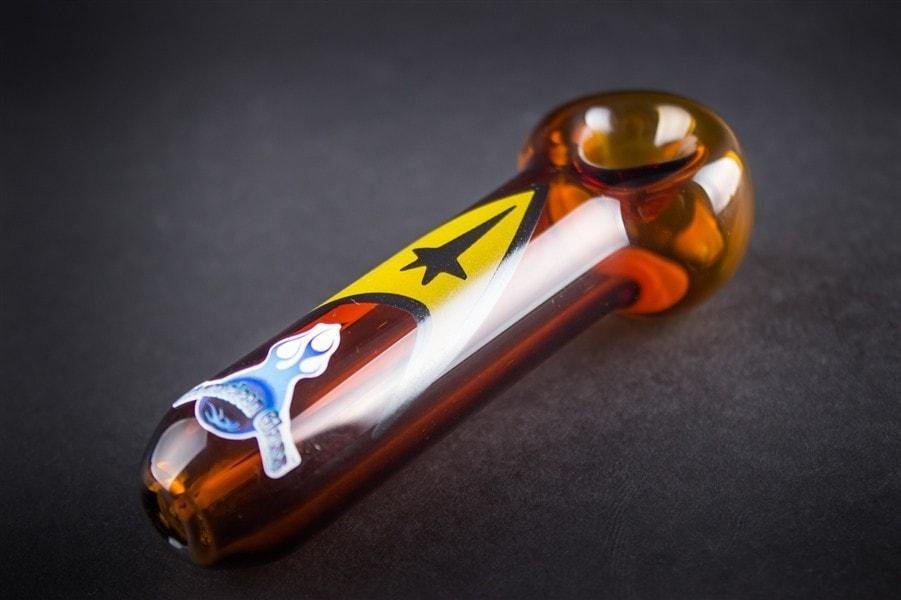 BWG-251A-2_1024x_57909c80-07f0-4c09-bdb7-17131488d3fd.jpg Chameleon Glass Beam Me Up Trek Hand Pipe - Image 1