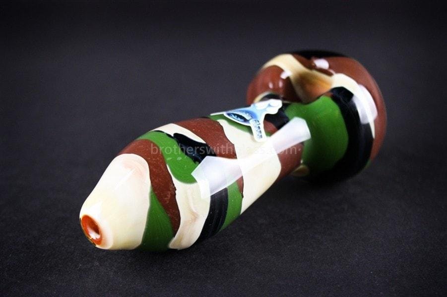 BWG-678CW-2_1024x_70d177d3-69fb-4753-928a-0c6f305cb07b.jpg Chameleon Glass Warrior Camouflage Safari Series Pipe - Image 1