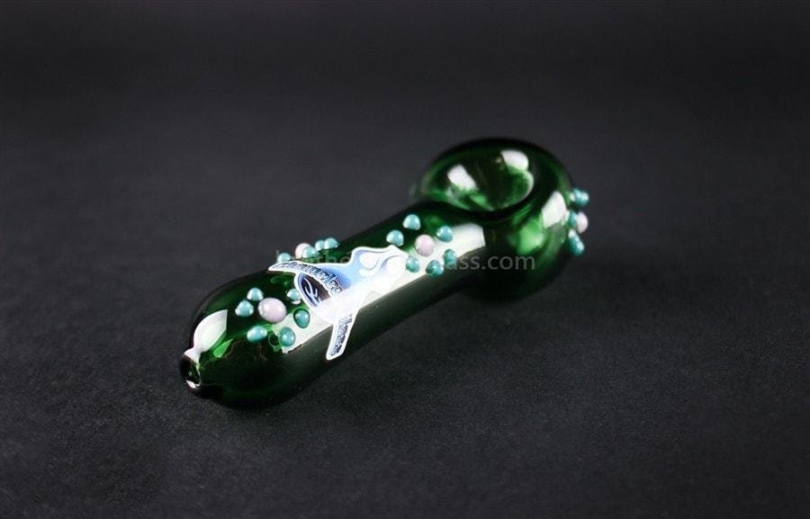 BWG-CG121G-2_1024x_625df64b-e9ab-4670-b14b-df668aa193bd.jpg Chameleon Glass Botanist Hand Pipe - Green - Image 1