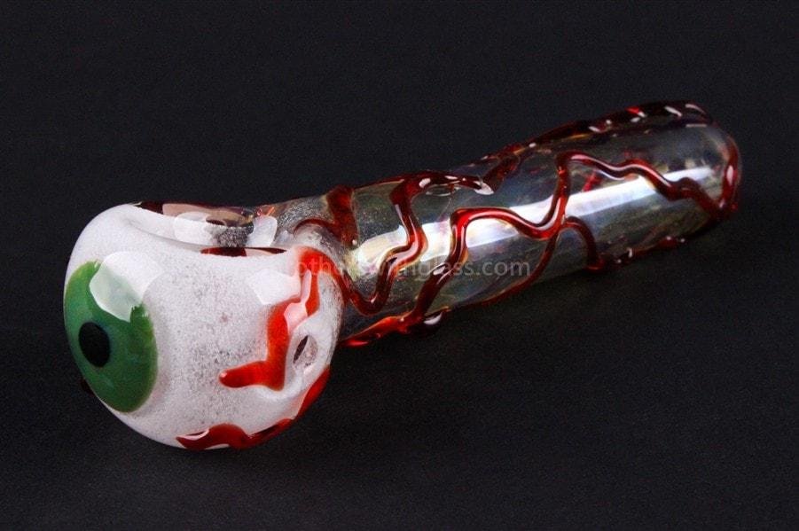 BWG-CG196CC-2_1024x_8391d457-7fe8-400d-881b-a0ba1c1d76e9.jpg Chameleon Glass Optometrist Eye Ball Silver Fumed Pipe - Image 1