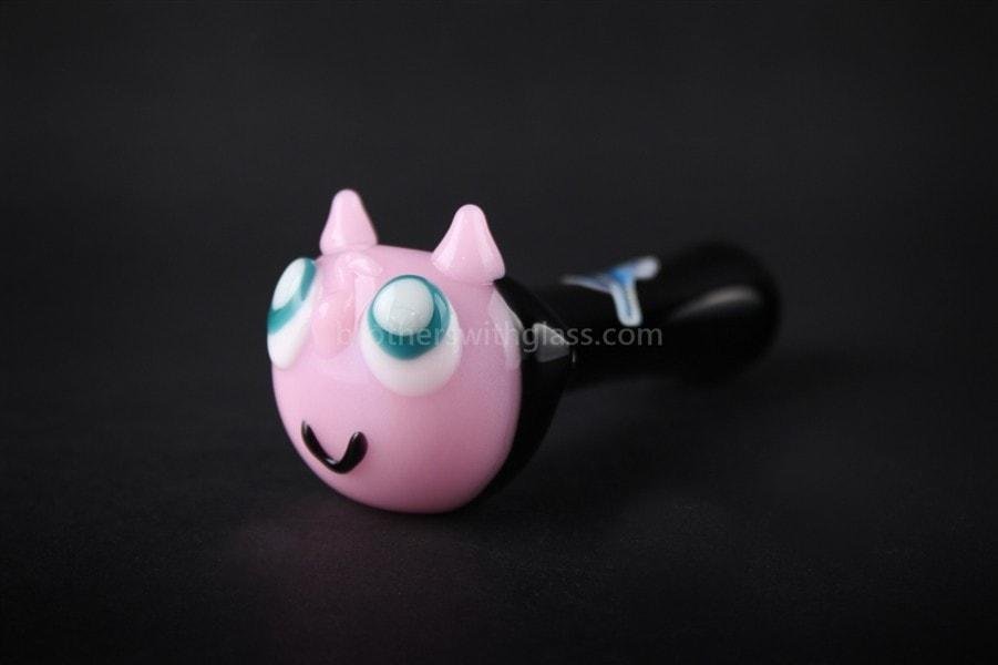 BWG-CG206-2_1024x_ac5fd0bb-9a1c-48d0-814e-46fa8cec5116.jpg Chameleon Glass Gettin Puff Jiggly Character Hand Pipe - Image 1