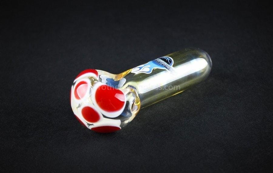 BWG-CG222CC-2_1024x_c0d53684-7f9f-4a72-b3b0-084e4b2174dc.jpg Chameleon Glass Double Dot Hand Pipe - Fumed - Image 1