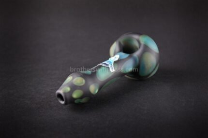 Chameleon Glass Frosted Shrine of Minerva Hand Pipe