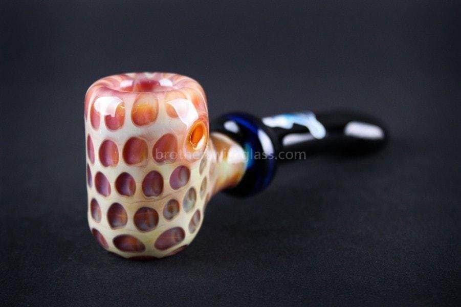 BWG-CG485N-2_1024x_5d2ebd35-5d4c-4922-be15-305b287915f0.jpg Chameleon Glass Traditional Style Cobb Hand Pipe - Classic Caramel - Image 1