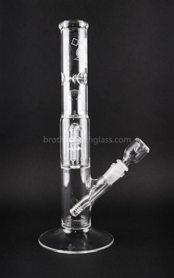 BWG-GT23-2_1024x_6f6b39a3-3da7-43d7-b9f6-0561659acc33.jpg HVY Glass Straight 4 Arm Tree Perc Water Pipe - Image 1