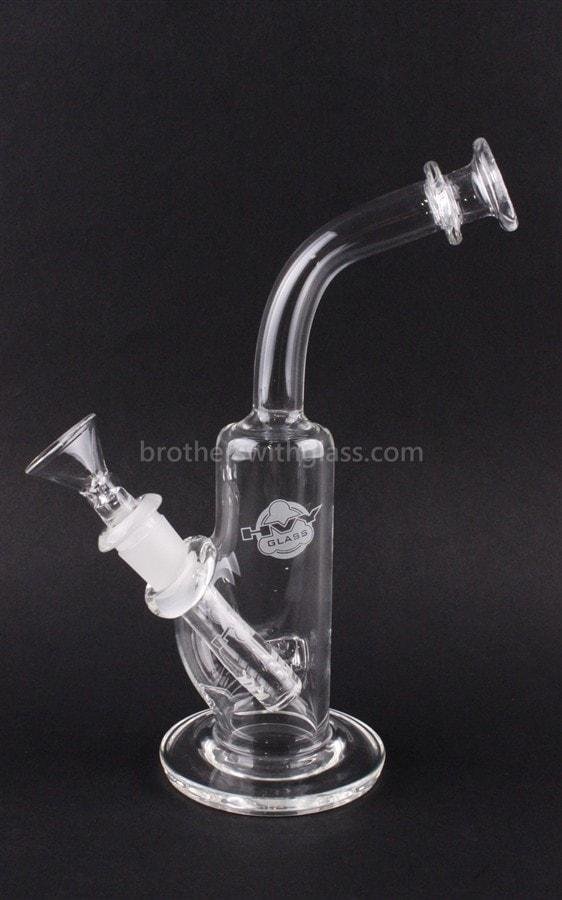 BWG-HBS1-2_1024x_f5542aab-71ca-4e2a-aa0d-c7c7e04f21d5.jpg HVY Glass Mini Bent Neck Bubbler Water Pipe - Clear - Image 1