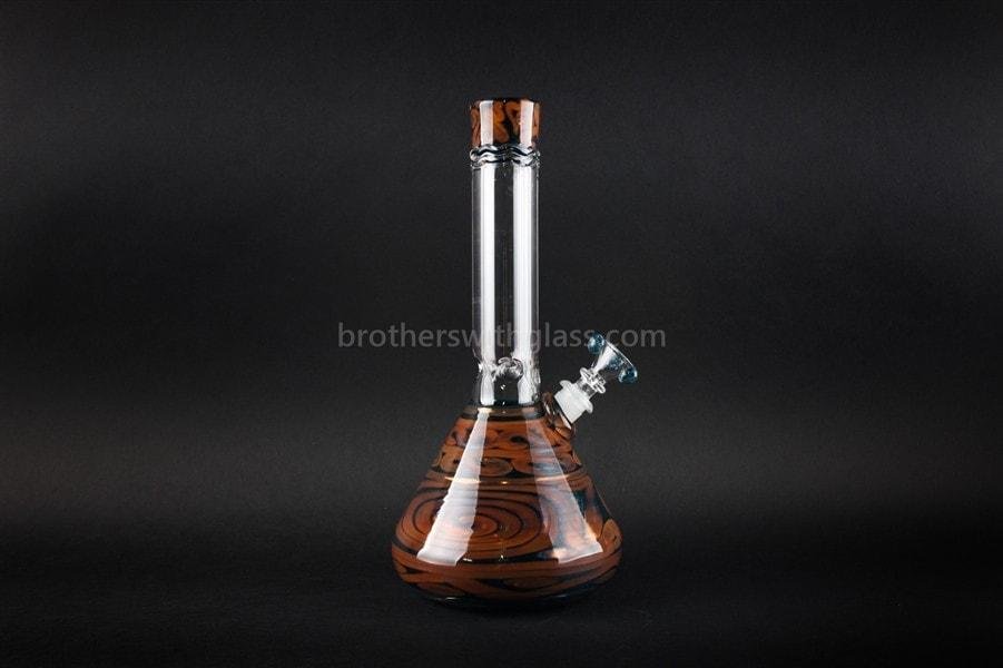 BWG-HMBK5M-2_1024x_b9b3f88f-a6d2-499f-a76c-fe30dd0ad72c.jpg HVY Glass Coiled Color Beaker Water Pipe - Metallic - Image 1