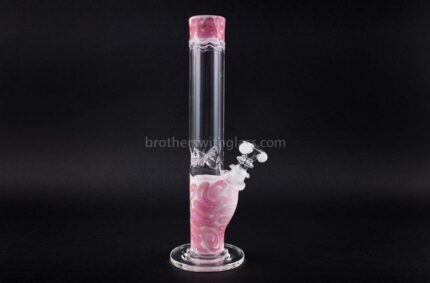 HVY Glass Straight Colored Coil Bong