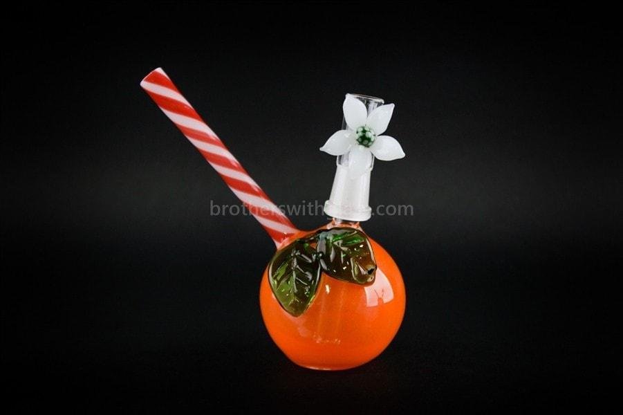 BWG-MMGOG37DI-2_1024x_f97b9e23-1489-436f-ae80-c4478370d172.jpg Mathematix Glass Orange And Daisy Dome Dab Rig - Image 1