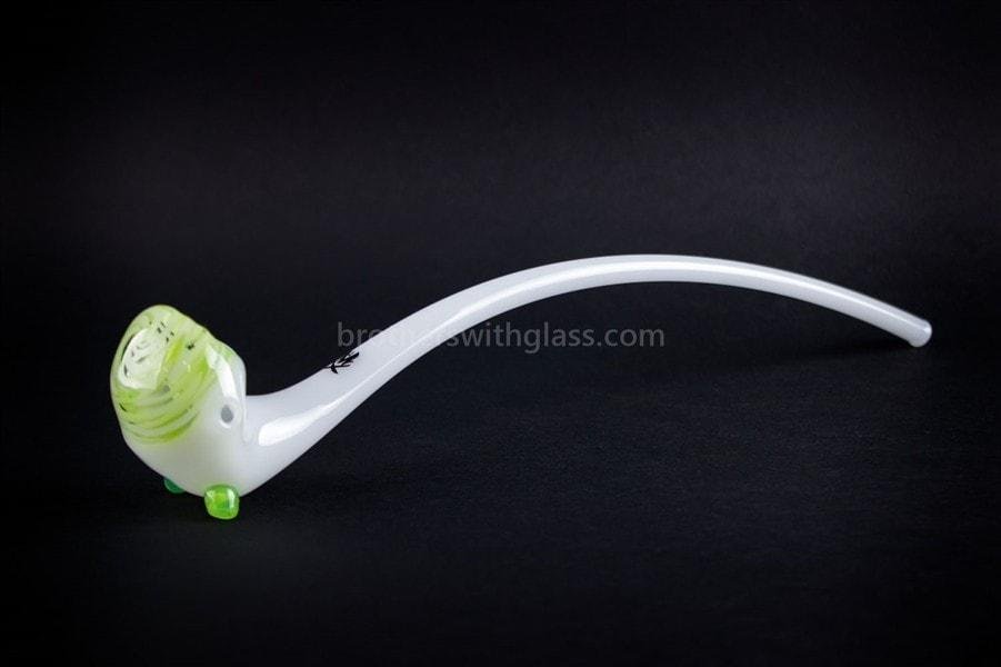 BWG-MX27S-2_1024x_d8712ad7-c09d-453e-8fe0-f484964a7bb2.jpg Mathematix Glass 13 In White Gandalf Hand Pipe - Slyme - Image 1