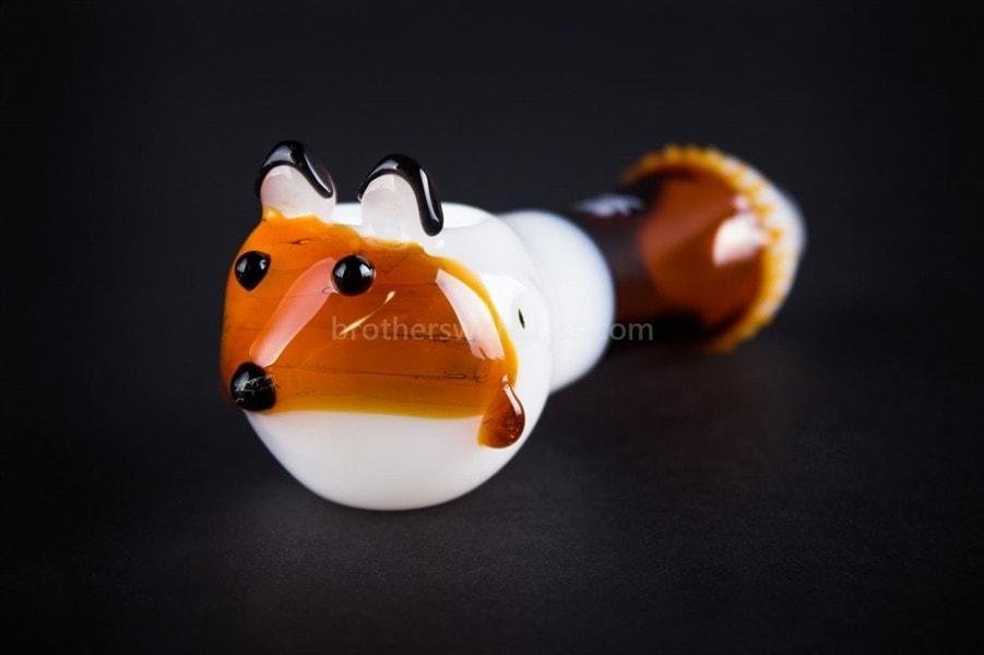BWG-MX85-2_1024x_3a91c271-847f-4f12-ba4d-a8709df3c80f.jpg Mathematix Glass Foxy Fox Hand Pipe - Image 1