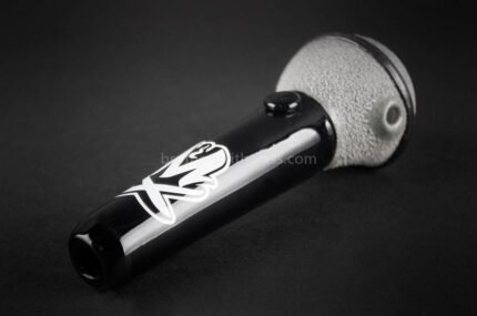 Mathematix Glass Sandblasted Microphone Hand Pipe