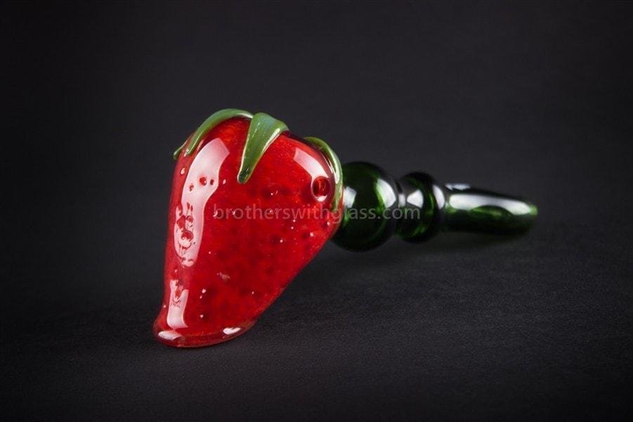 BWG-VN190-2_1024x_6cba51a5-683c-49df-910b-e0c083dac193.jpg Mathematix Glass Scrumptious Strawberry Hammer Hand Pipe - Image 1