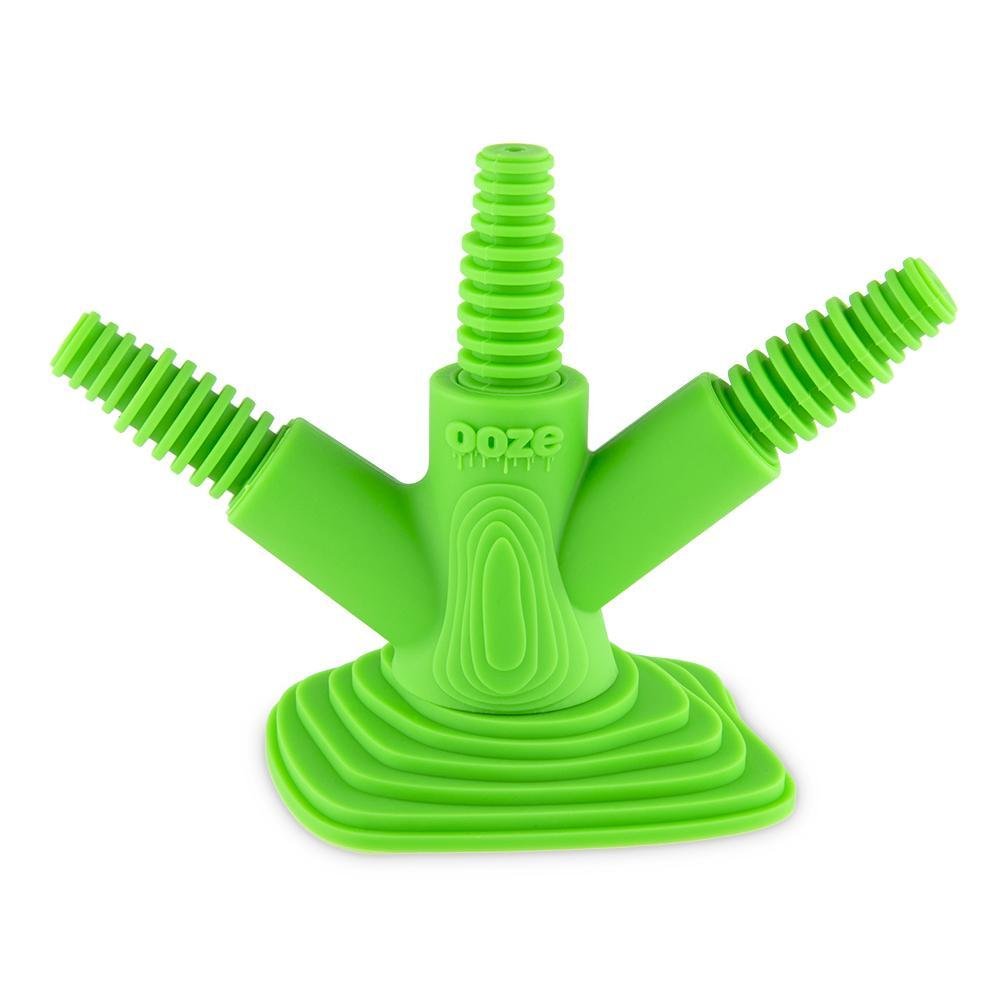 BangerHanger-Green-adapters-front_1k_1000x_eb072489-9c4d-46e9-afa9-61460d054376.jpg Ooze Banger Hanger Silicone Banger Stand - Slime Green - Image 1