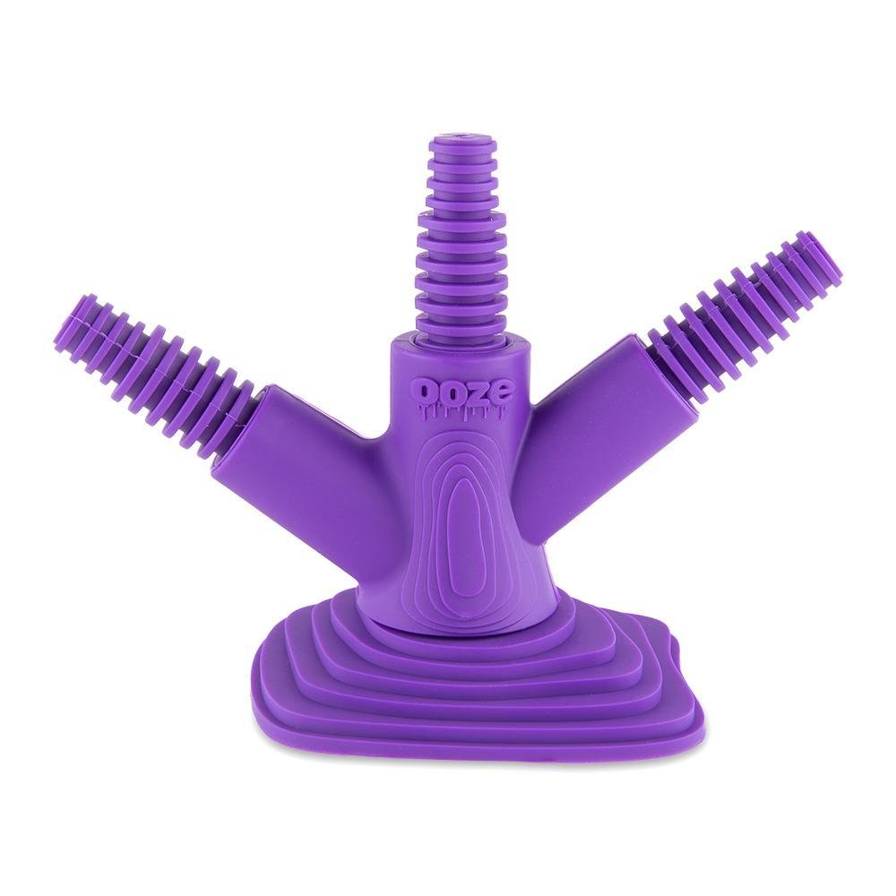 BangerHanger-Purple-adapters-front_1k_1000x_3b011ff9-399e-4128-b903-fc3bdc56648f.jpg Ooze Banger Hanger Silicone Banger Stand - Ultra Purple - Image 1