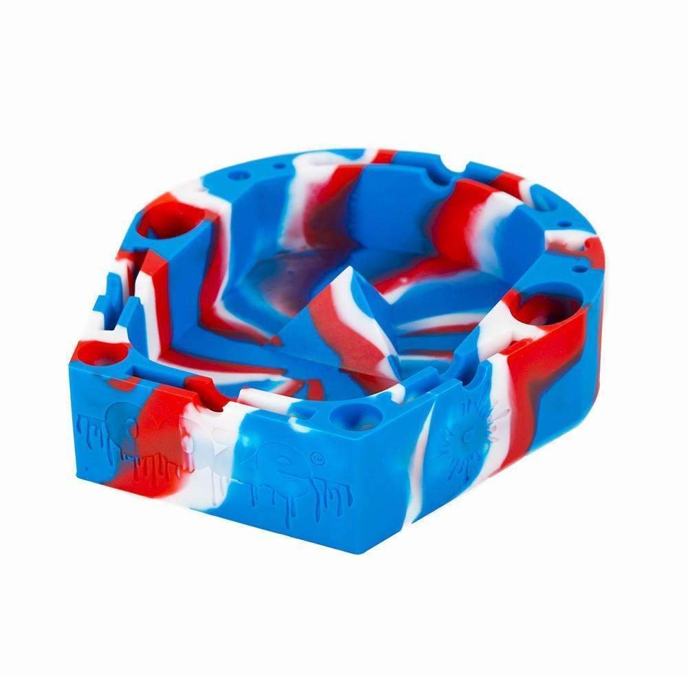 Banger_Tray_blue-red_sm_1000x_94d5d676-f15f-4849-8807-022e6f55f6c4.jpg Ooze Banger Tray - Red/White/Blue - Image 1