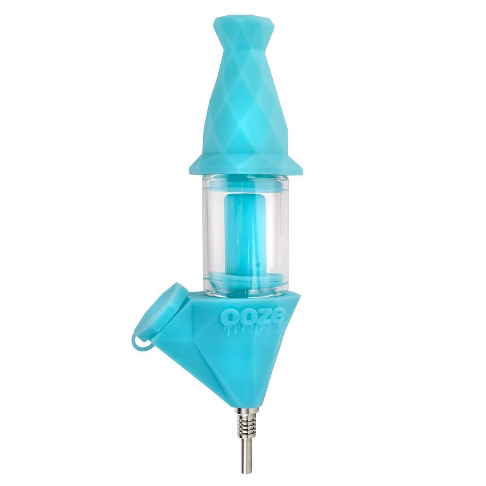 Bectar-nectar-bubbler-aquateal_1k_1000x_467b581e-f697-4fc0-a890-2883027823be.jpg Ooze Bectar Silicone Water Pipe & Nectar Collector - Aqua Teal - Image 1