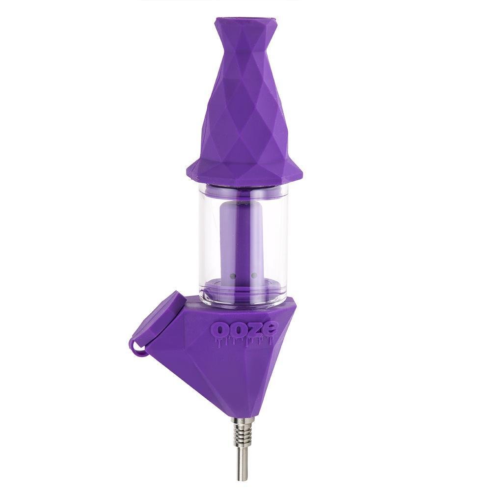 Bectar-nectar-bubbler-ultrapurple_1k_1000x_4971ef8e-2747-4dbe-beee-d983cb7923fc.jpg Ooze Bectar Silicone Water Pipe & Nectar Collector - Ultra Purple - Image 1