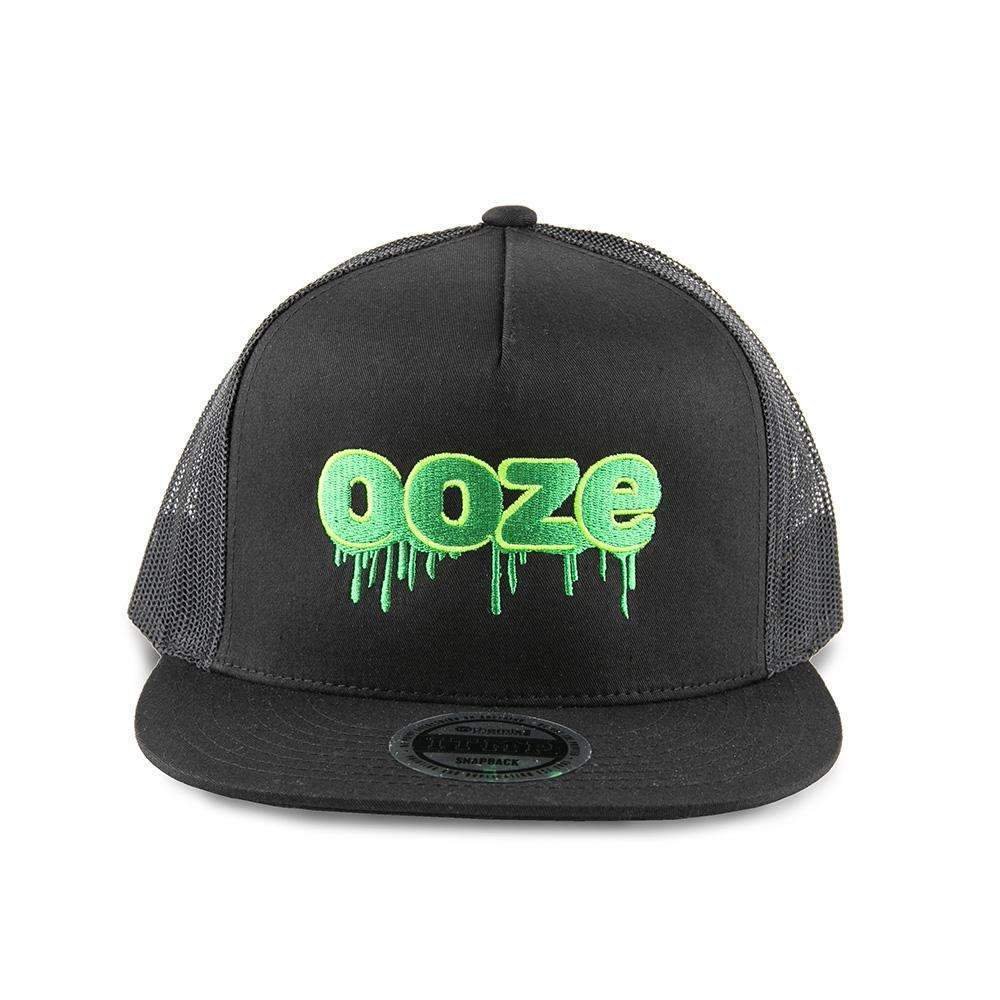 Black_Ooze_Hat_sm_1000x_95601e9b-11c2-4bd5-87e6-2d06f3735210.jpg Ooze Snapback Mesh Hat - Image 1