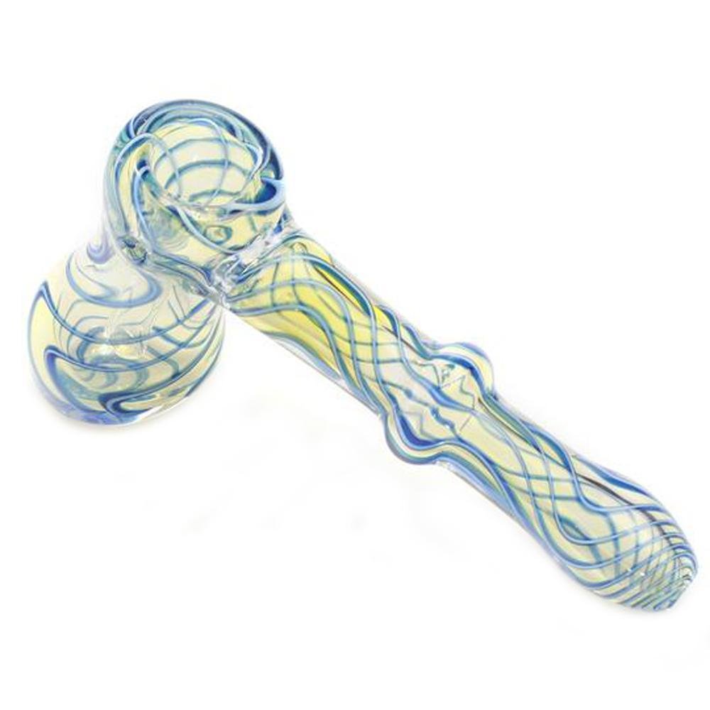 Blue-Swirl-Hammer-Bubbler-_1_1024x1024_0bd7a461-b69b-4c52-81d9-d268dd6a5eed.jpg Blue Swirl Hammer Bubbler - Image 1