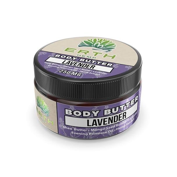 Body_Butter_Angle__13987__32280.1562259126.jpg ERTH - CBD Topical - Lavender Body Butter - 250mg - Image 1