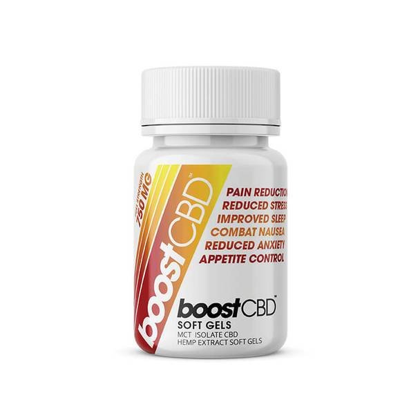BoostCBD_-_Softgels__71242.1568140771.jpg BoostCBD - CBD Soft Gel - 25mg - Image 1