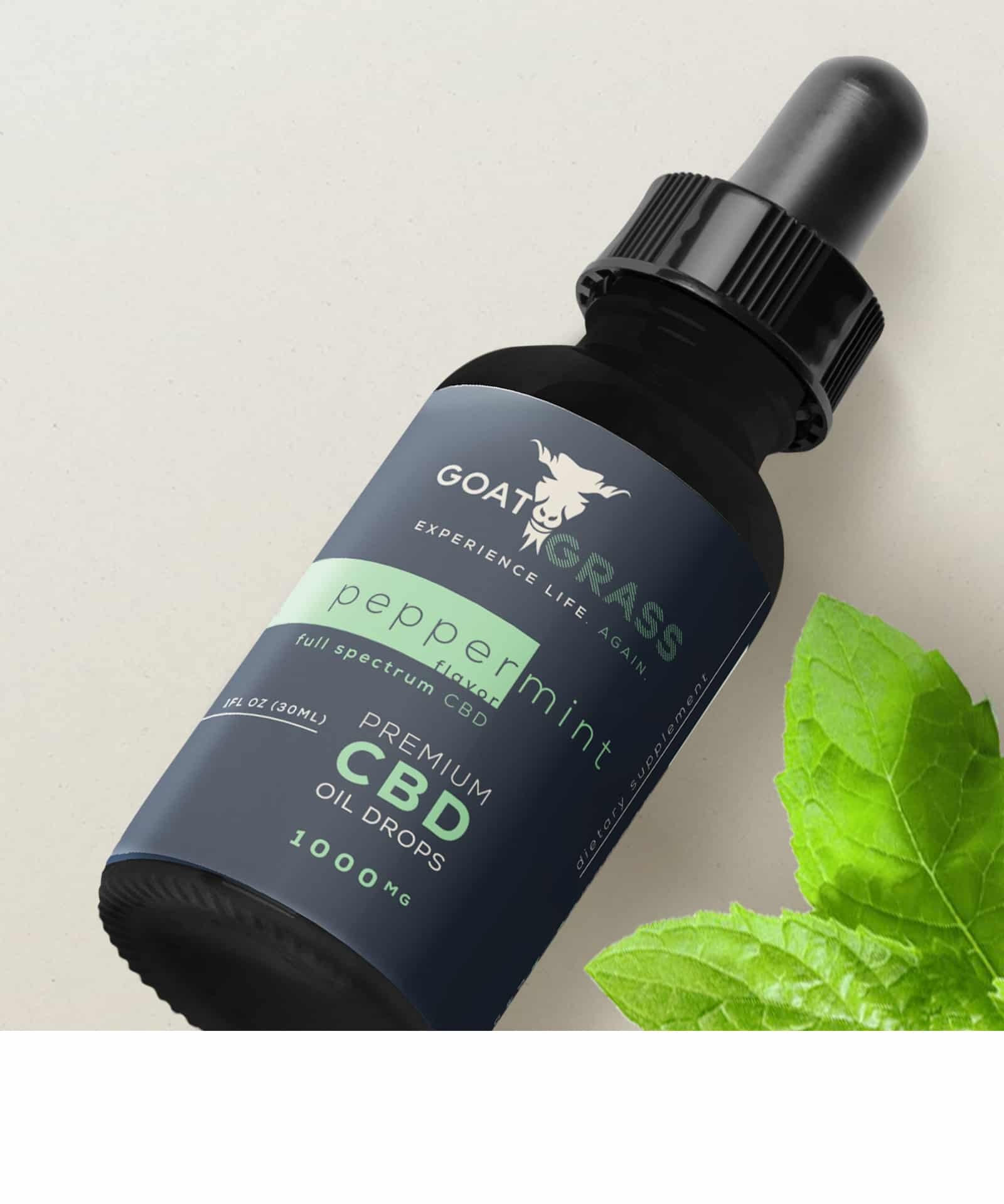 CBD_Peppermint_1000_2.jpg CBD Oil Drops – Peppermint - Image 1