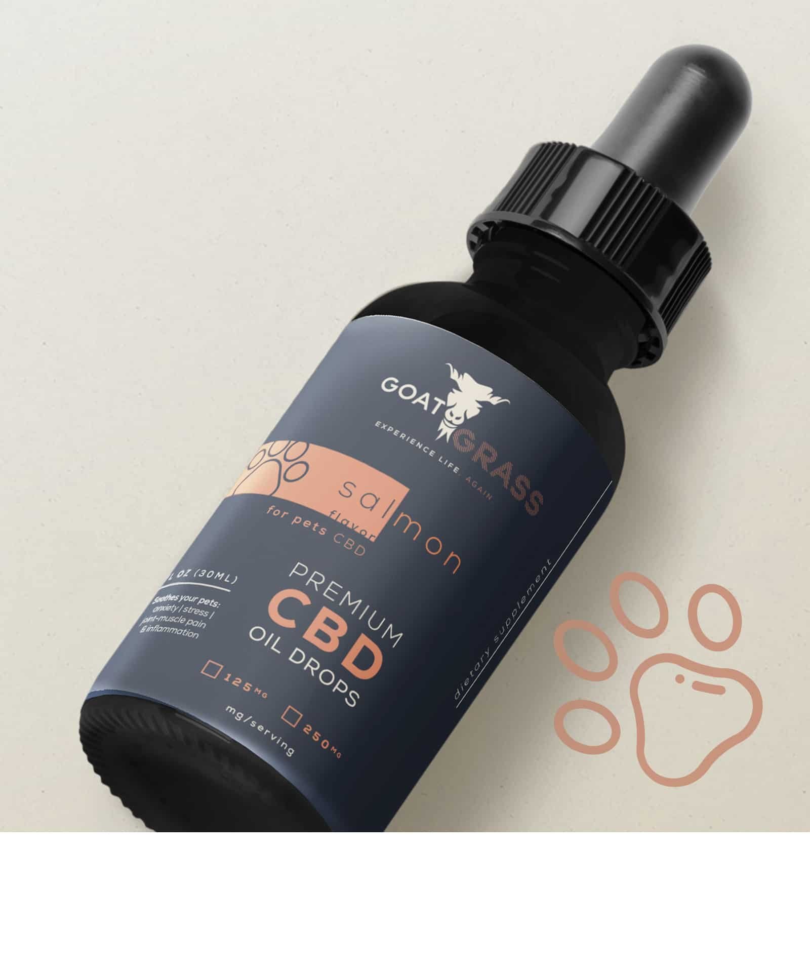 CBD_Pet_Salmon.jpg Pet CBD Oil Drops – Salmon - Image 1
