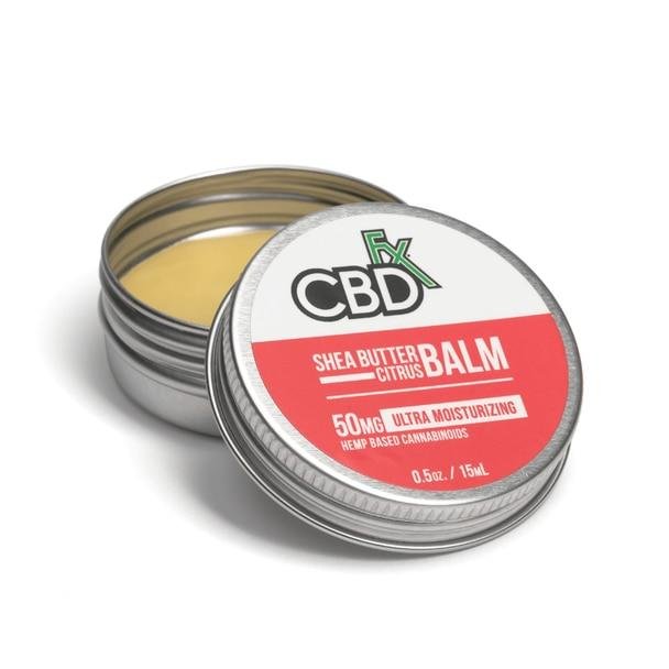 CBDfx_-_Topical_Shea_Butter_Citrus_Balm_50mg__68714.1570557852.jpg CBDfx - CBD Topical - Shea Butter Citrus Mini Balm - 50mg - Image 1