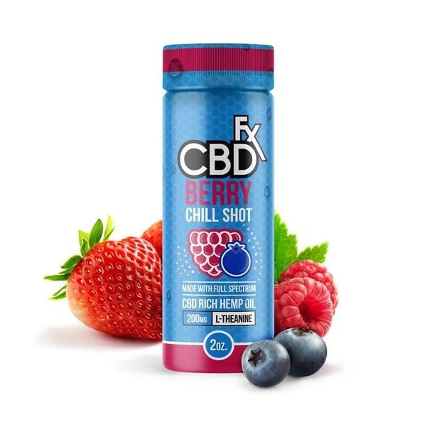 CBDfx_BerryChillShot-Fruits_ProductPage__60646__95948.1562258988.jpg CBDfx - CBD Drink - Berry Chill Shot - 20mg - Image 1