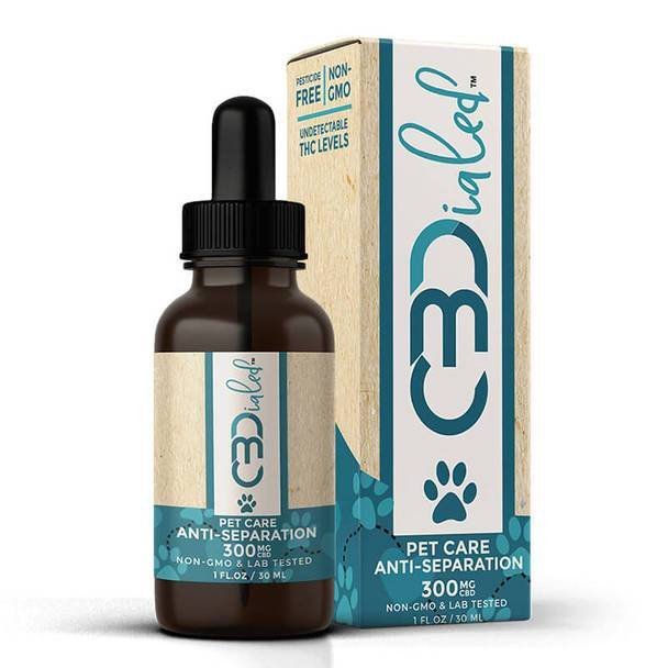 CBDialed_Pet_Care_Anti-Sparation_300mg__89350.1563824323.jpg CBDialed - CBD Pet Tincture - Anti-Separation - 300mg - Image 1