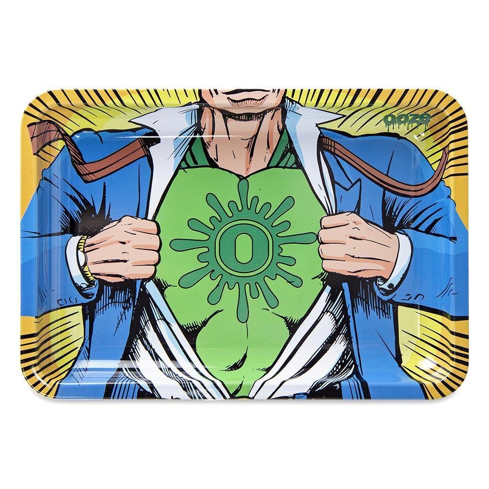 CaptainORollingTray-Small-OOZ-534-front_1k_1000x_0f0f2620-08e6-432c-8eb4-3ac9308a4d1f.jpg Ooze Rolling Tray - Metal - Captain O - Image 1