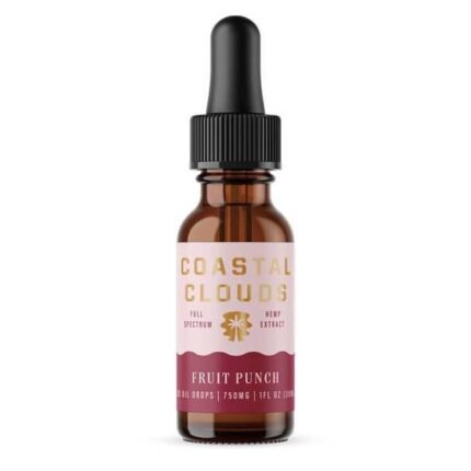 Coastal Clouds - CBD Tincture - Full Spectrum Fruit Punch - 750mg-1500mg