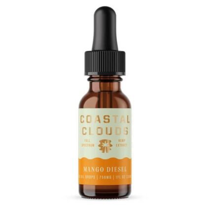 Coastal Clouds - CBD Tincture - Full Spectrum Mango Diesel - 750mg-1500mg