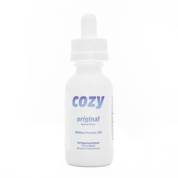 Cozy_CBD_-_Tincture_-_Original_1000mg__49563.1566927699.jpg Cozy - CBD Tincture - Original - 1000mg - Image 1
